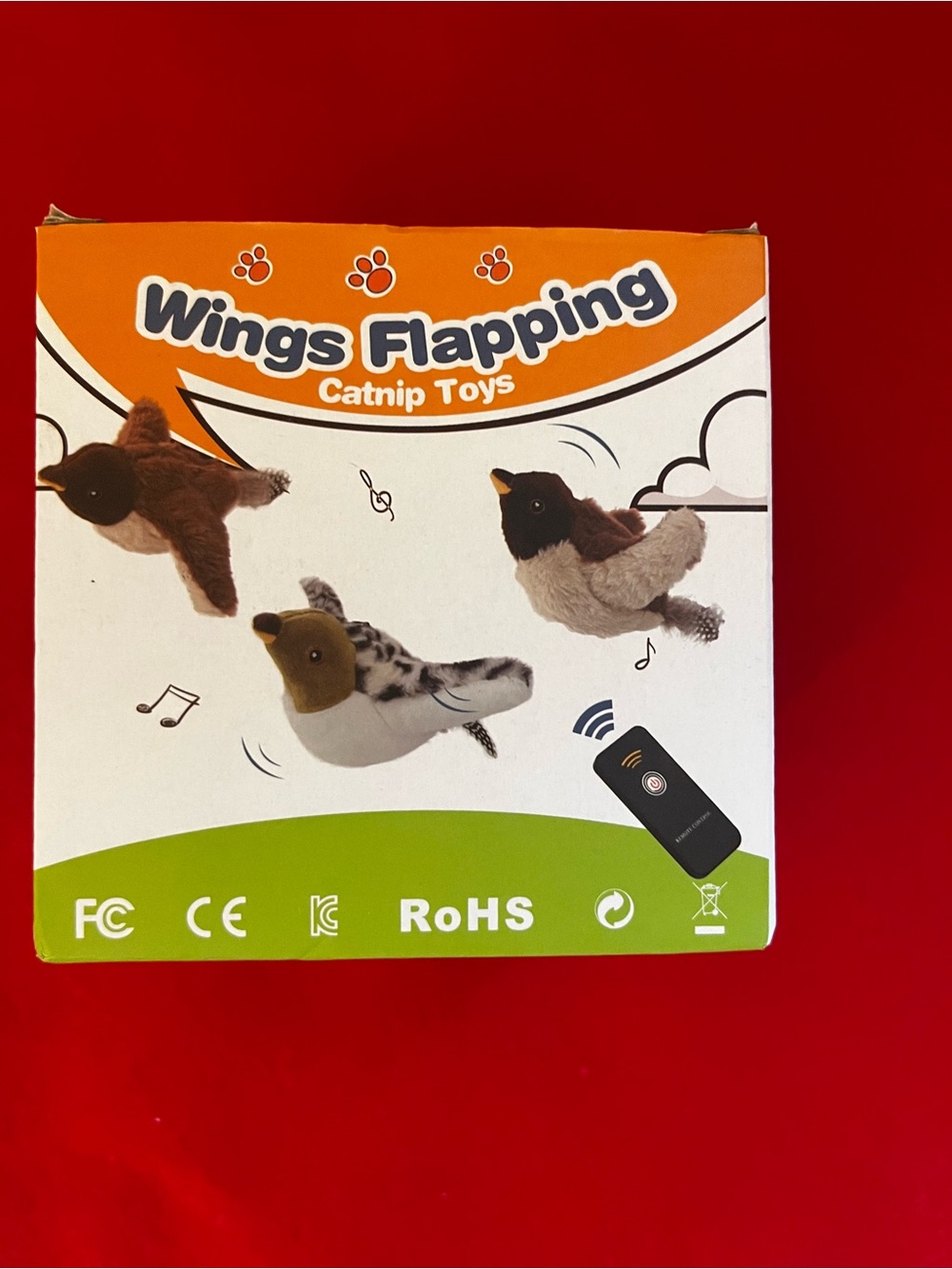 Wings Flapping Catnip Cat Toy
